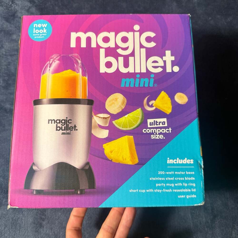 Magic Bullet Mini Blender Black Ultra Compact Personal Smoothie Maker NEW SEALED